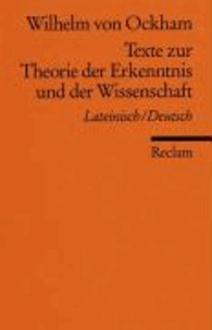 Texte zur Theorie der Erkenntnis und der Wissenschaft.