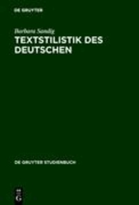 Textstilistik des Deutschen.