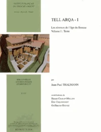 Tell Arqa I, les niveaux de l'âge du Bronze