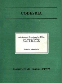Ajustement structurel et crise agraire en Afrique