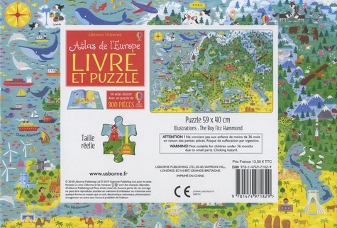 Atlas de l'Europe. Livre et puzzle