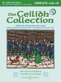 Jones edward Huws - Fiddler Collection  : The Ceilidh Collection (New Edition) - Complete Edition. violin (2 violins) and piano, guitar ad libitum..