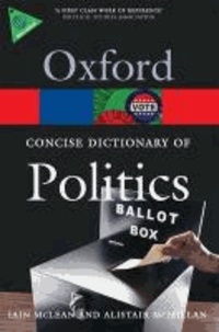 The Concise Oxford Dictionary of Politics.