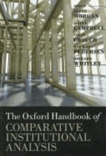 The Oxford Handbook of Comparative Institutional Analysis.