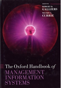 The Oxford Handbook of Management Information Systems.