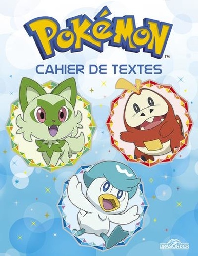 Cahier de textes Pokémon
