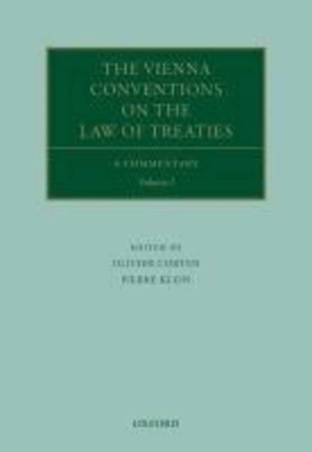 The Vienna Conventions on the Law of Treaties - A Commentary.