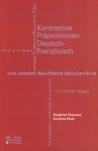 Kontrastive Präpositionen Deutsch-Französisch