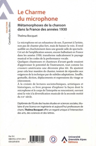 Le charme du microphone. Métamorphoses de la chanson dans la France des années 1930