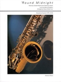 Thelonious Monk et Cootie Williams - 'Round Midnight - Jazz Ballad. 4 saxophones (AATBar/SATBar). Partition et parties..