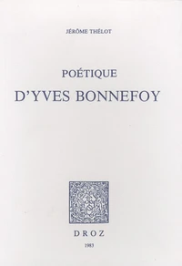 Poétique d'Yves Bonnefoy
