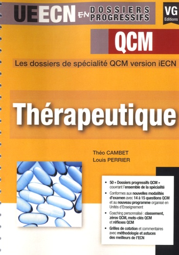 Théo Cambet et Louis Perrier - Thérapeutique - QCM.