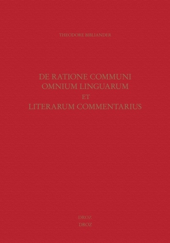 De ratione communi omnium linguarum et literarum commentarius
