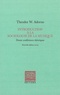 Theodor W. Adorno - Introduction à la sociologie de la musique.