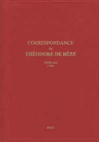 Correspondance de Théodore de Bèze