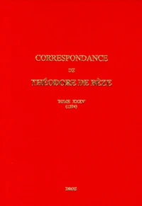 Correspondance de Théodore de Bèze