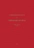 Théodore de Bèze - Correspondance de Théodore de Bèze - Tome 37 (1596).