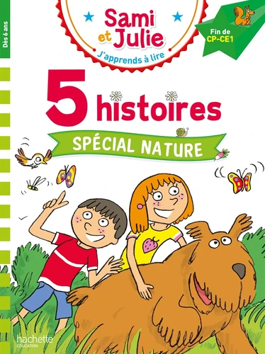 Couverture de 5 histoires : spécial nature