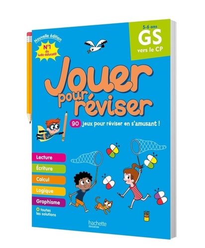 Cahier de vacances Jouer pour réviser. De la GS au CP  Edition 2024