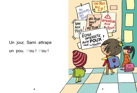 J'apprends à lire avec Sami et Julie  Sami a des poux. Milieu de CP, niveau 2