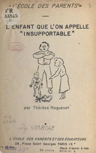 L'enfant que l'on appelle "insupportable"