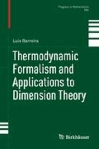 Thermodynamic Formalism and Applications to Dimension Theory.