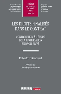 Les droits finalisés dans le contrat