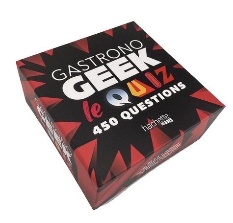 Gastronogeek : le quiz. 450 questions. Avec 180 cartes, 4 pions et un plateau de jeu