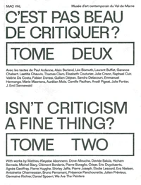 C'est pas beau de critiquer ?