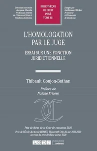 L'homologation par le juge