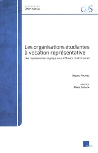 Les organisations étudiantes à vocation représentative