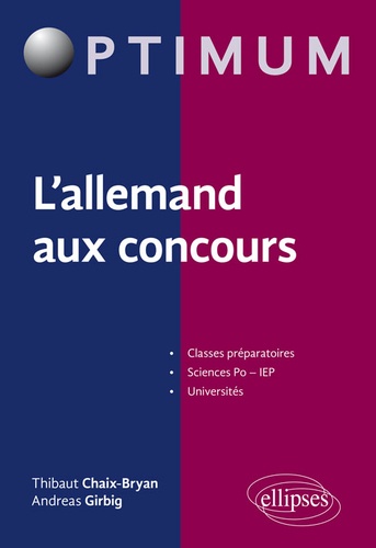 L'allemand aux concours