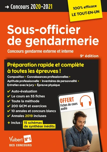 Couverture de Sous-officier de gendarmerie : concours gendarme externe et interne