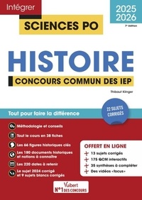 Thibaut Klinger - Histoire - Concours commun des IEP.