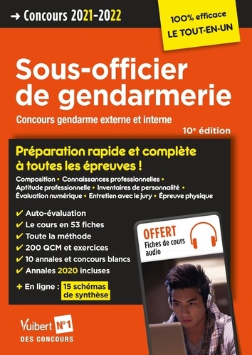 Sous-officier de gendarmerie. Concours gendarme externe et interne  Edition 2021-2022