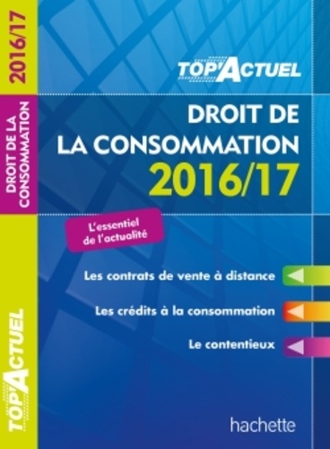 Droit de la consommation  Edition 2016-2017 - Occasion