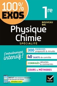Ebooks en anglais téléchargement gratuit Physique-Chimie (spécialité) 1re  - Exercices résolus - Première 9782401057104 