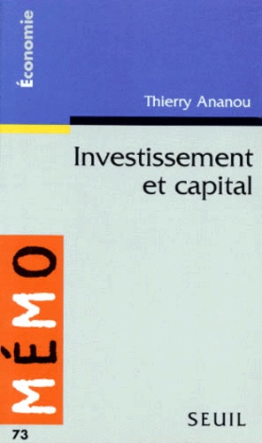 Thierry Ananou - Investissement et capital.