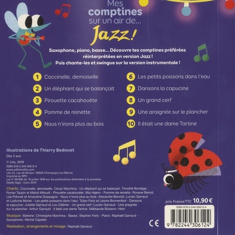 Mes comptines sur un air de... jazz !  avec 1 CD audio