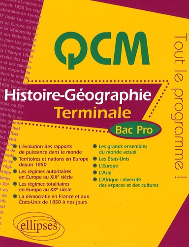 QCM Histoire-Géographie Tle Bac Pro