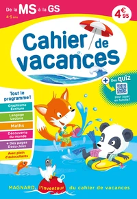Cahier de vacances de la MS à la GS