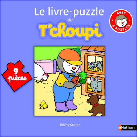 Le livre-puzzle de T'choupi de Thierry Courtin - Album - Livre - Decitre