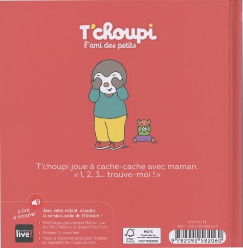 T'choupi joue à cache-cache de Thierry Courtin - Album - Livre - Decitre