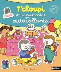 T'choupi l'anniversaire en autocollants