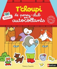 T'choupi poney-club en autocollants