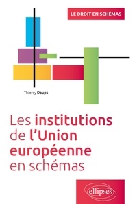 Thierry Daups - Les institutions de l'Union européenne en schémas.