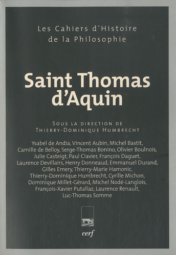 Thierry-Dominique Humbrecht - Saint Thomas d'Aquin.