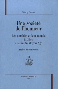 Une société de l'honneur