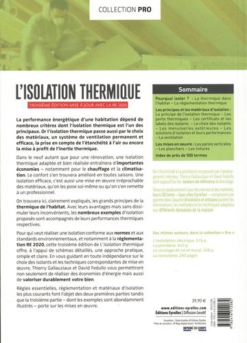 L'isolation thermique 3e édition