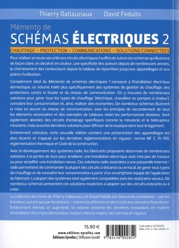 Memento de schémas électriques. Tome 2, Chauffage - Protection - Communications - Solutions connectées